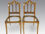 paire de chaises de style édouardien, dans l'esprit de l'époque édouardienne