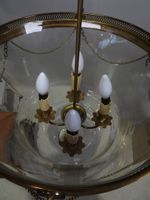 Paire de lanternes en verre et laiton, à quatre bras de lumi… (photo 4)