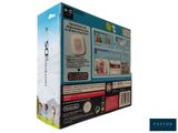 a close up of a box with a wii game in it