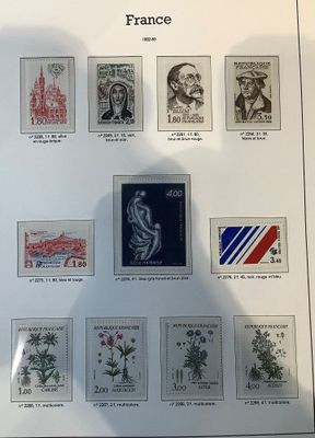 a picture of a picture of a collection of stamps