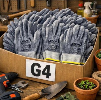 Lot de 40 paires de gants de travail gris de marque neuf mél…