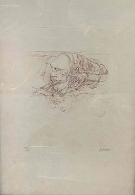 a picture of a drawing of a man with a beard