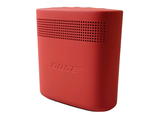 an image of a red speaker on a white background