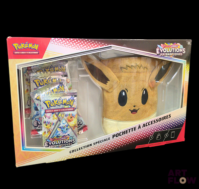 emballage d'un ensemble comprenant une figurine Pokémon et ses accessoires, présenté dans une boîte