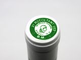 a close up of a bottle of wine with a label on it