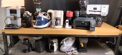 Palette de cafetière, imprimante, aspirateur,fer a repasser,…