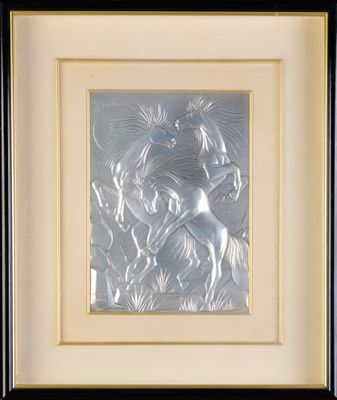 an image of a picture of a picture of a horse in a frame