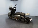 a motorcycle that is parked in a room