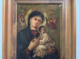 an image of a painting of a woman holding a baby in her arms