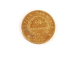 an image of a gold coin on a white background
