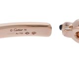 cartier 18k rose gold diamond cuff bracelet