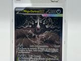 a close up of a card in a plastic case