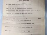 a close up of a sheet of paper on a table
