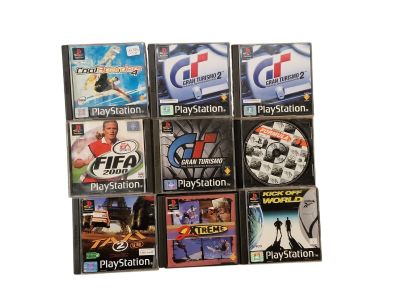 a lot of video games that are on the table