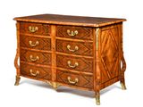 an image of a chest of drawers on a white background