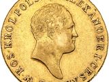 une image d'une pièce d'or avec le profil d'un homme