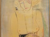 une image d'un tableau représentant une femme coiffée d'un chapeau