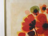 a picture of a painting of flowers in a vase