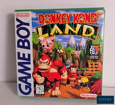 Illustration de la jaquette du jeu « Donkey Kong Land » pour Nintendo Game Boy
