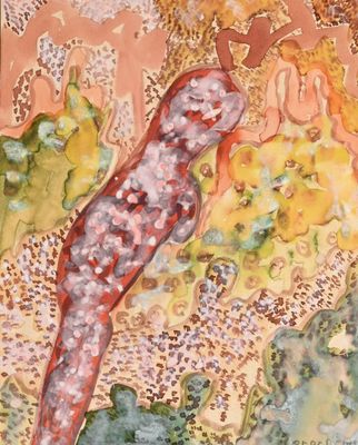 Louise PEPERSACK (1889-1986) Composition abstraite