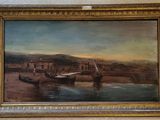 a picture of a painting hanging on the wall