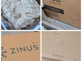 several pictures of a box with a rock in it and a box with a rock inside of it