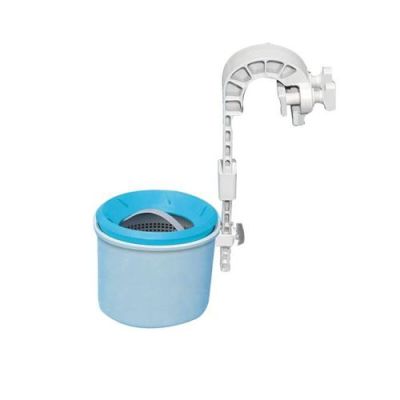 a close up of a bucket with a hose attached to it