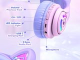 a picture of a cat earphone with instructions on it