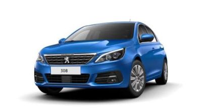 une voiture bleue sur fond blanc, avec un fond blanc