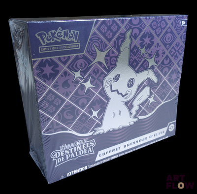 a box with a picture of a pokemon figure on it