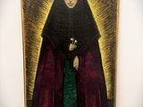une image d'une peinture représentant une femme avec une couronne sur la tête