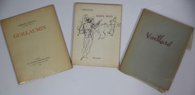 Réunion de trois volumes : 1/ Dessins de Raoul Dufy