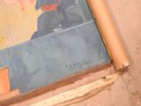 a picture of a painting on the wall of a building