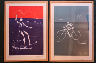 Jérôme MESNAGER - Street Art - Les sports - Suite de 6 litho…