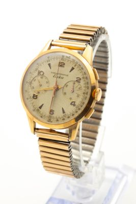 ESKA: Montre d’homme vintage chronographe, le boîtier en or …