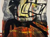 une image représentant un tableau où l'on voit un homme assis sur un canapé