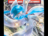 a close up of a bag of pokemon cards on a black background