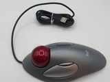 an image of a computer mouse with a red button