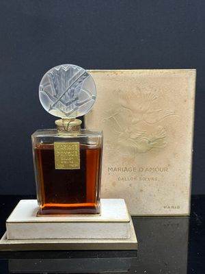CALLOT SOEURS, Paris «Mariage d'amour» (1947), flacon en ver… - Photo 1