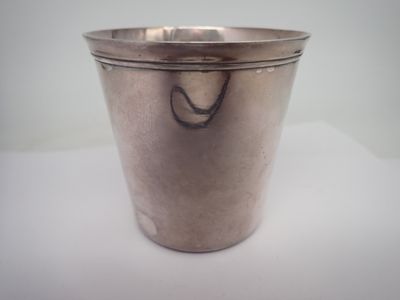 CHRISTOFLE Timbale en métal argenté