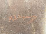 an image of a close up of a piece of cloth with writing on it