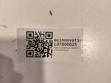 a sticker with a qr code on it