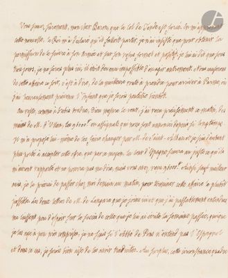 LOUIS XVIII. L.A., [Turin] 9 [mai 1794], à « mon cher Baron …