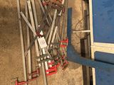a lot of tools that are laying out on the floor