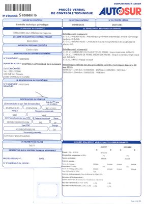une feuille de papier sur laquelle figure l'image d'une plaque d'immatriculation