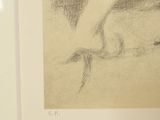 a picture of a drawing of a woman sitting on a bed
