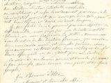 a handwritten letter written in black ink on a piece of paper