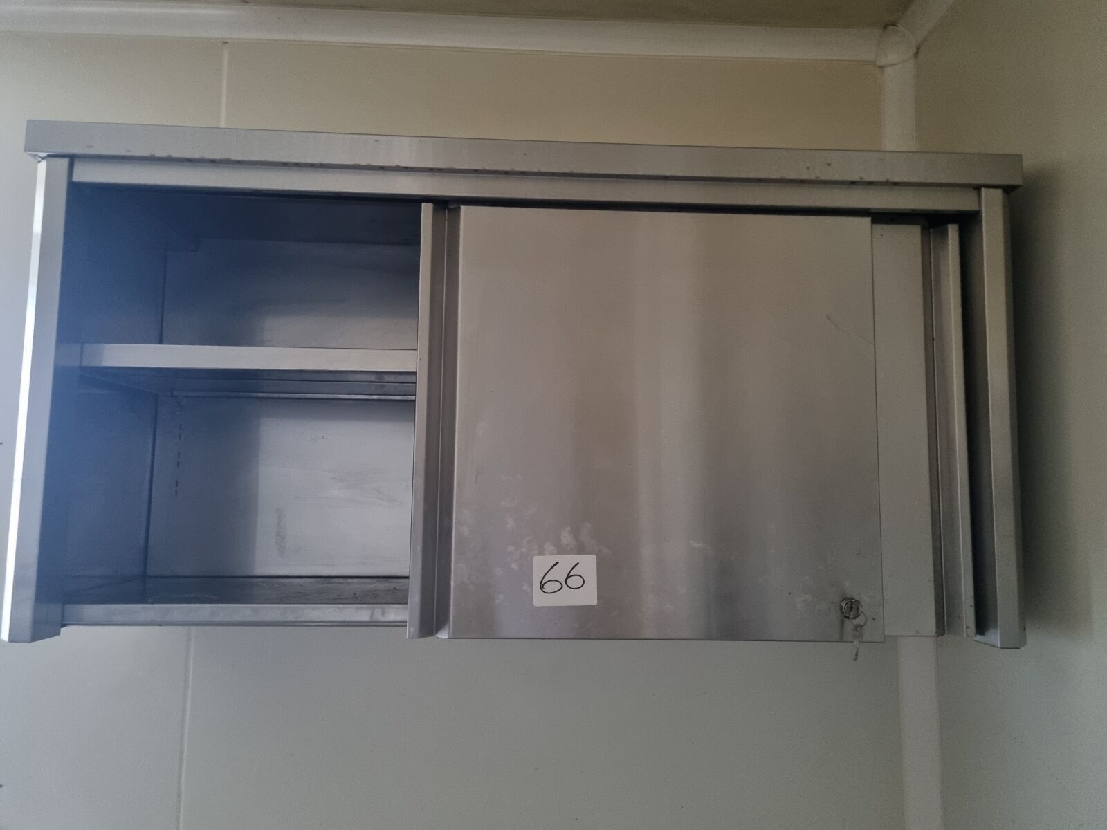 1 placard mural 2 portes inox (60x120x42cm)