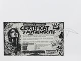 an image of a black and white photo of a certificate