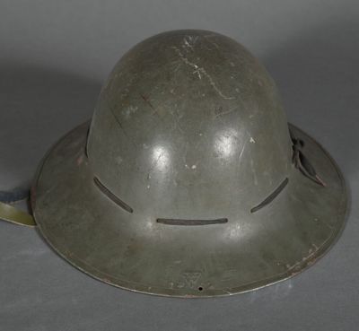 a helmet that is sitting on a table